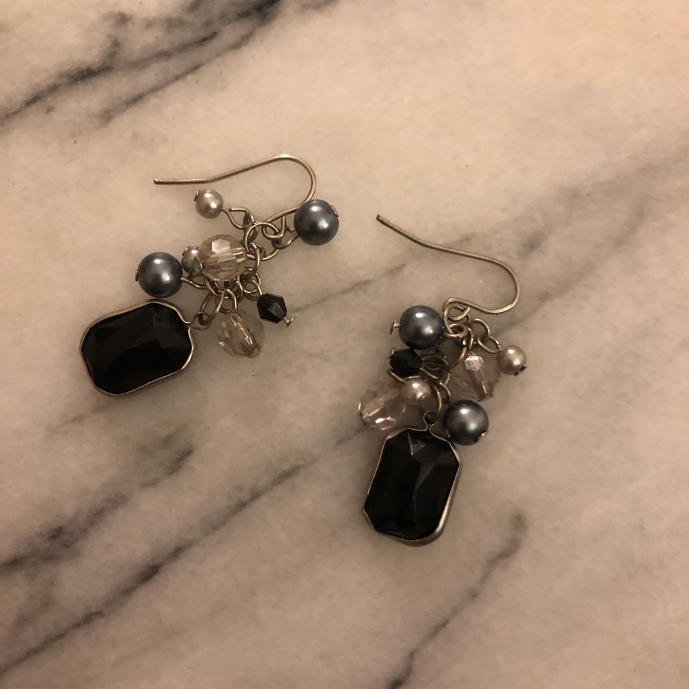 Dangle bubble earrings